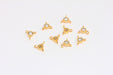 Shiny Gold Connector Beads