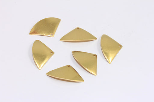 Brass Triangle Charms