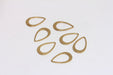 Brass Teardrop Pendant