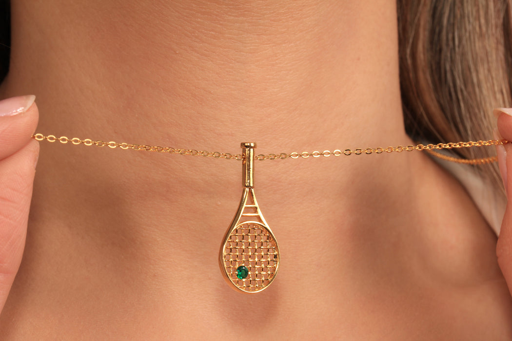 17'' 24 Ayar Parlak Altın Kalp Kolye, Kırmızı Mineli Kalp Kolye,