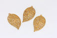 Brass Leaf Pendant