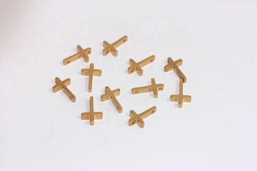 Brass Solid Cross Pendant