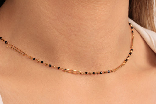 Gold Beaded Necklace