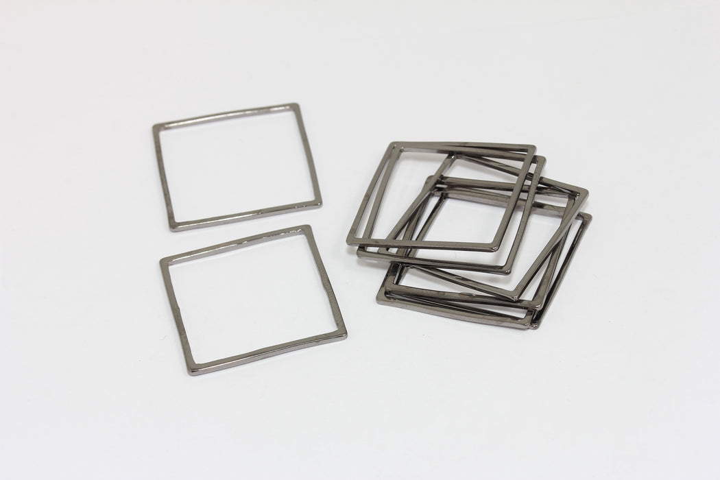 25mm Gunmetal Square Connector, Square Link, Closed , BRT698