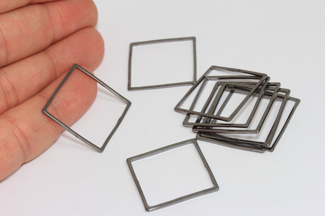 25mm Gunmetal Square Connector, Square Link, Closed , BRT698