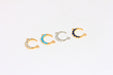 Shiny Gold Moon Charms