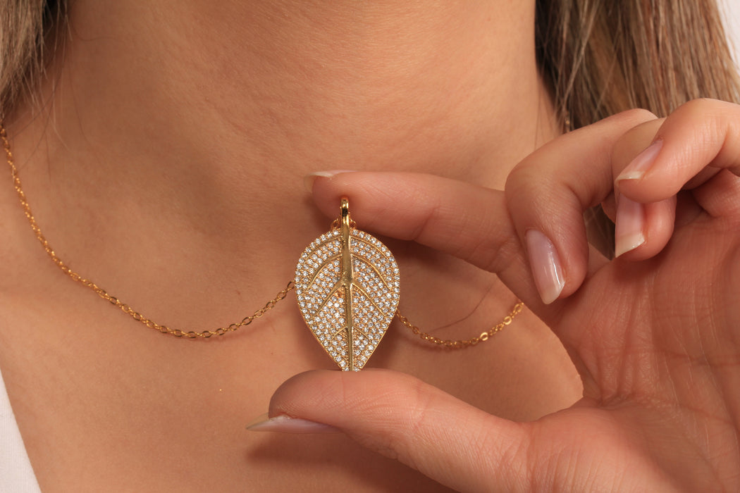 17'' 24 Ayar Parlak Altın Kalp Kolye, Kırmızı Mineli Kalp Kolye,