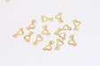 Brass Key Charms