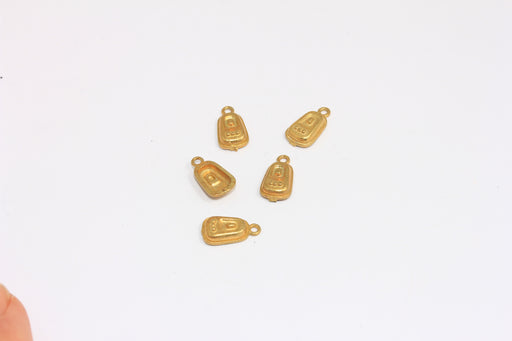 Brass Foot Charms