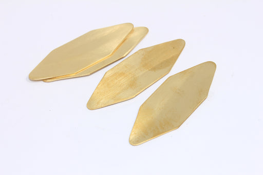 Brass Marquise Charms