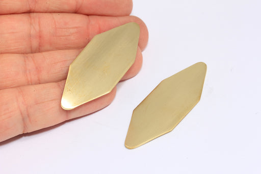 Brass Marquise Charms
