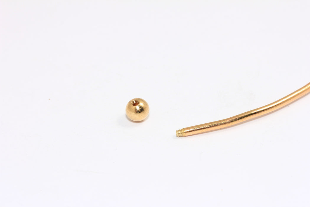 2mm Raw Brass Wire Choker Necklace, Open Cuff Necklace, Tiny Stacking Necklace, BXB371-5