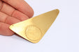 Brass Triangle Charms
