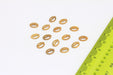 Oval Leather Cord Charms For Bracelet Knotting
