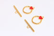 Shiny Gold Toggle Clasp