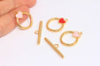 Shiny Gold Toggle Clasp