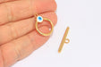 Shiny Gold Toggle Clasp