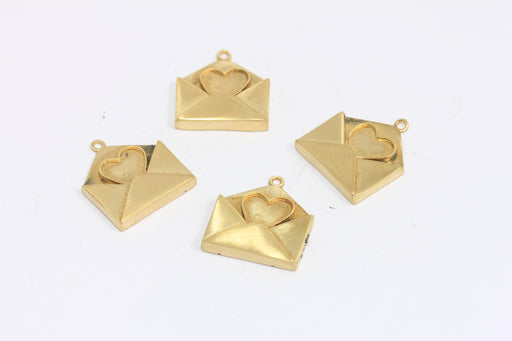 Brass Heart Envelope