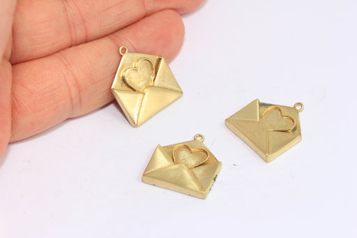 Brass Heart Envelope