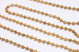 Raw Brass Ball Chain