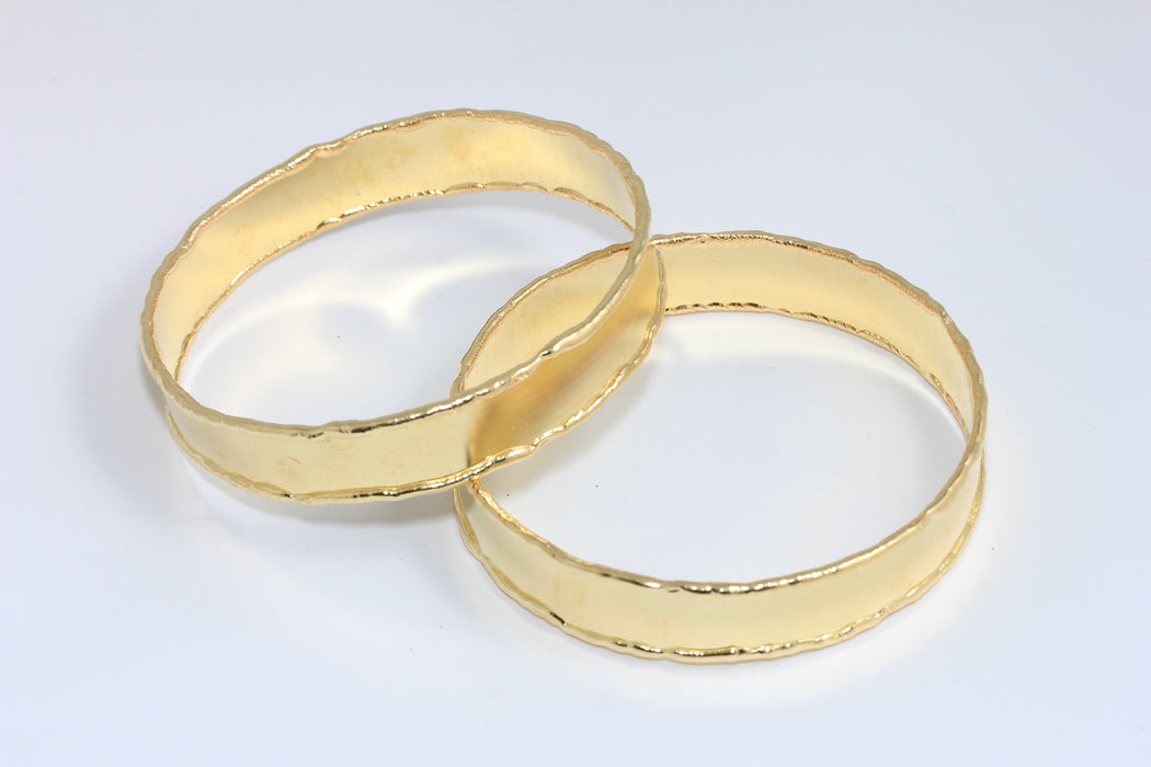 13mm Raw Brass Cuff Bracelet, Handmade Closed Bracelet Bangle, Hammered Cuff Bracelet, TVF15