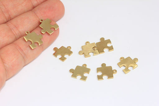 Brass Puzzle Charms