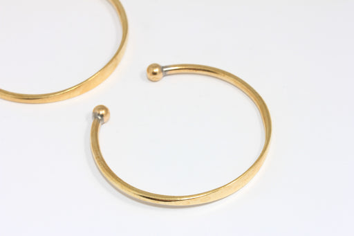 Brass Nameplate Bracelet Bangle