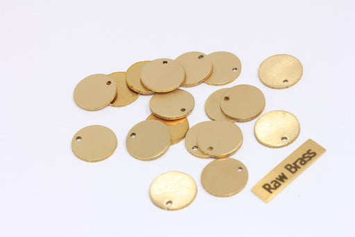 Brass Round Charms