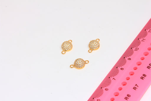 Shiny Gold CZ Beads