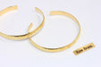 Brass Hammered Bangle