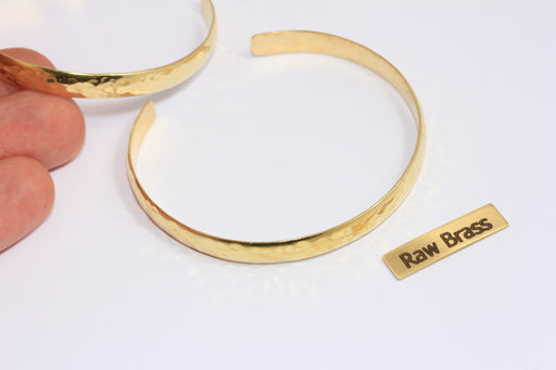 Brass Hammered Bangle