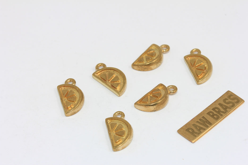 8x15mm 24 ayar Parlak Altın Çilek Charms, Çilek MLS90