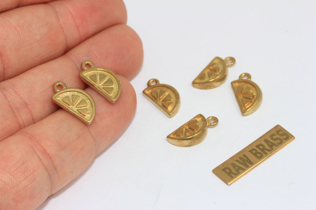 8x15mm 24 ayar Parlak Altın Çilek Charms, Çilek MLS90