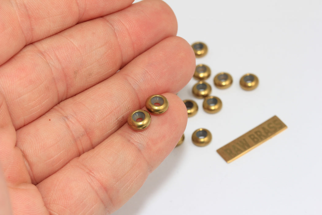 7 mm Ham Pirinç Kauçuk Tıpa, Ham Pirinç Bağlantı Parçası, EYM27