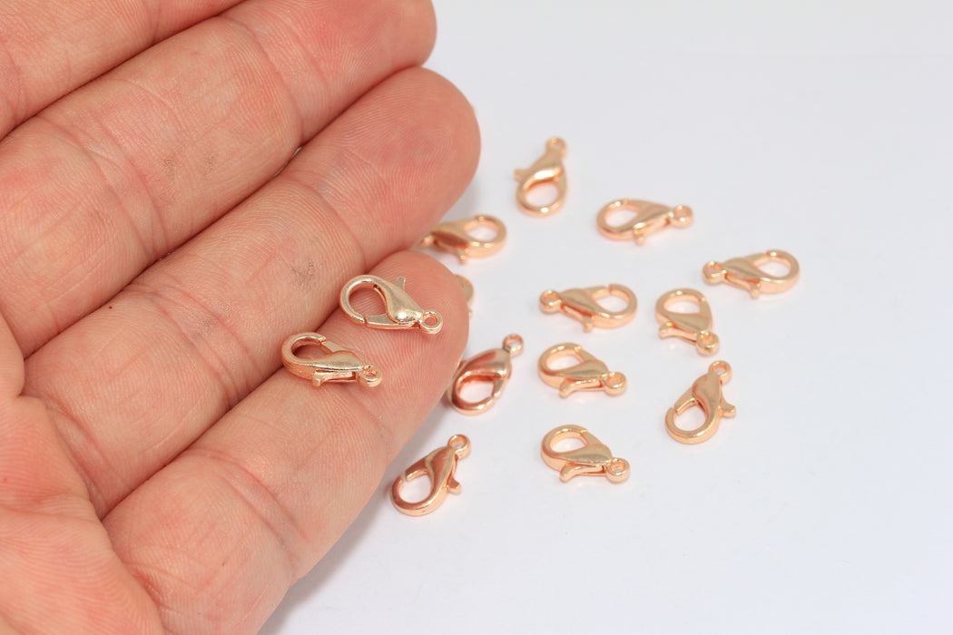 12 mm Gül Altın Pençe Tokası, Istakoz Pençe Tokası, Kolye CLO9