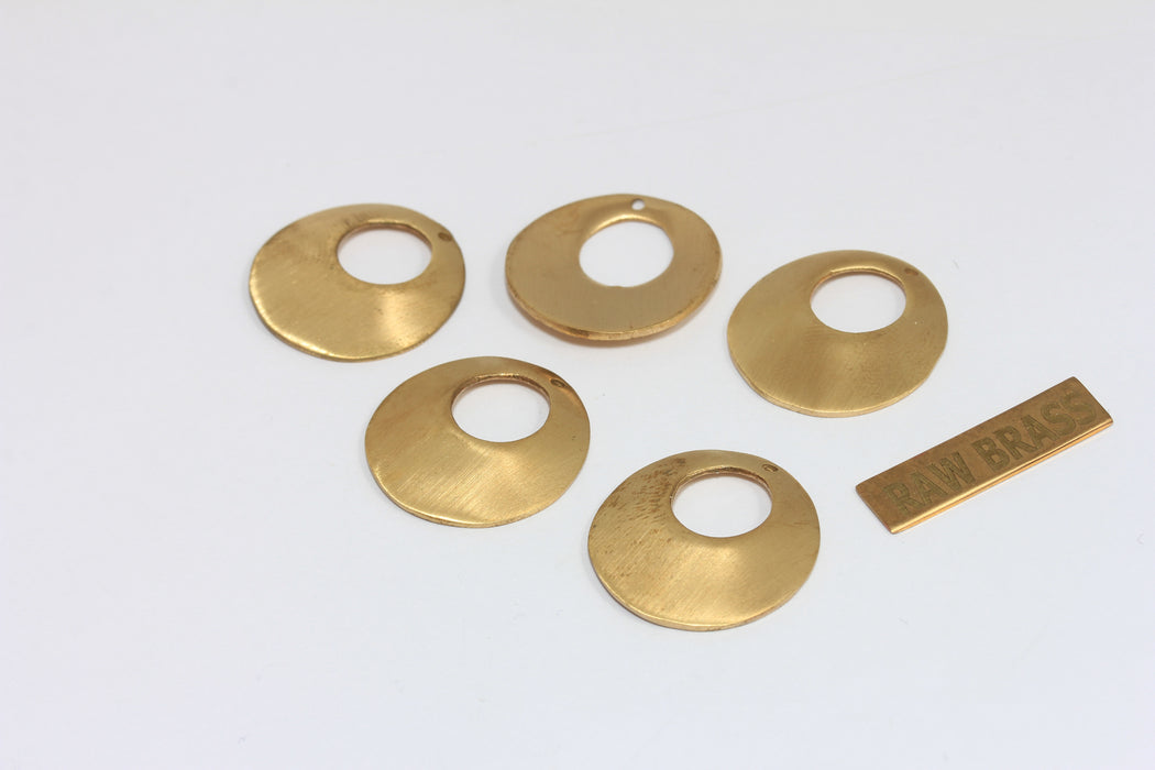 22 mm Ham Pirinç Halka Kolye, Halka Kolye, EYM35