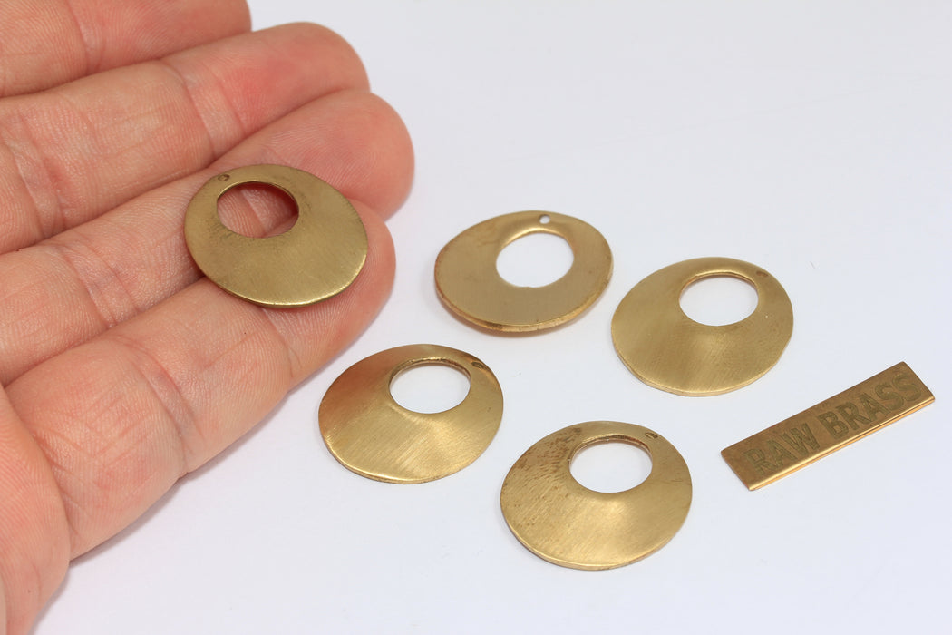 22 mm Ham Pirinç Halka Kolye, Halka Kolye, EYM35