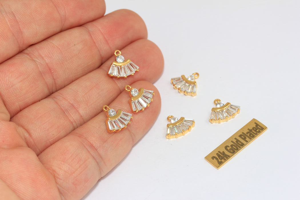 10x12mm 24 Ayar Parlak Altın Küçük Göz Takıları, Halka Küpe BRT841