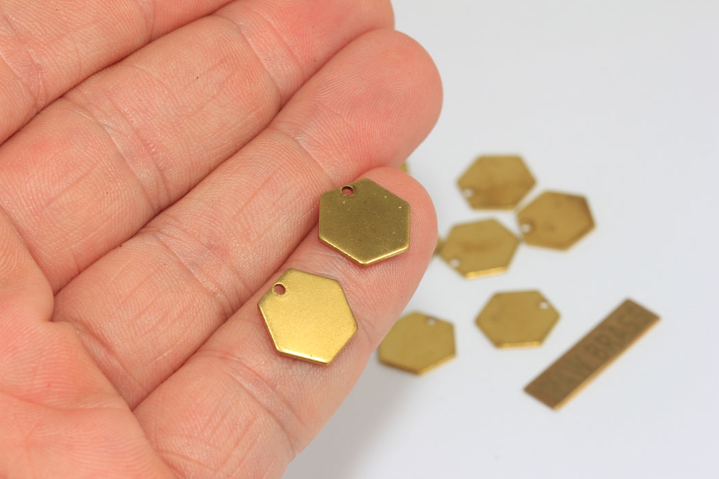 12 mm Ham Pirinç Altıgen, Damgalama Boşluğu, Altıgen, ALS47