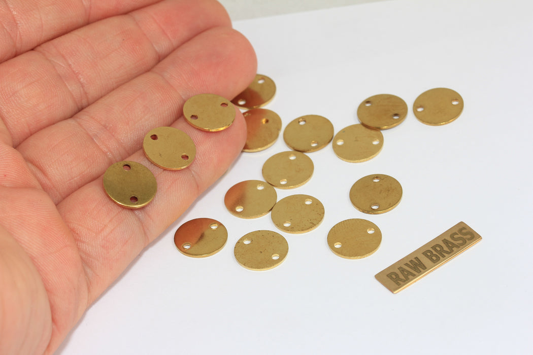 Disco in ottone grezzo da 12 mm, monete, disco stampato, componenti, ottone ALS8