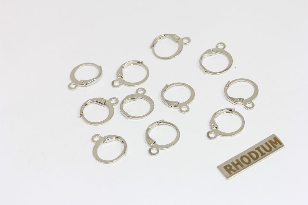12x14mm Gümüş Renk Leverback Küpe, Leverback , CMR45