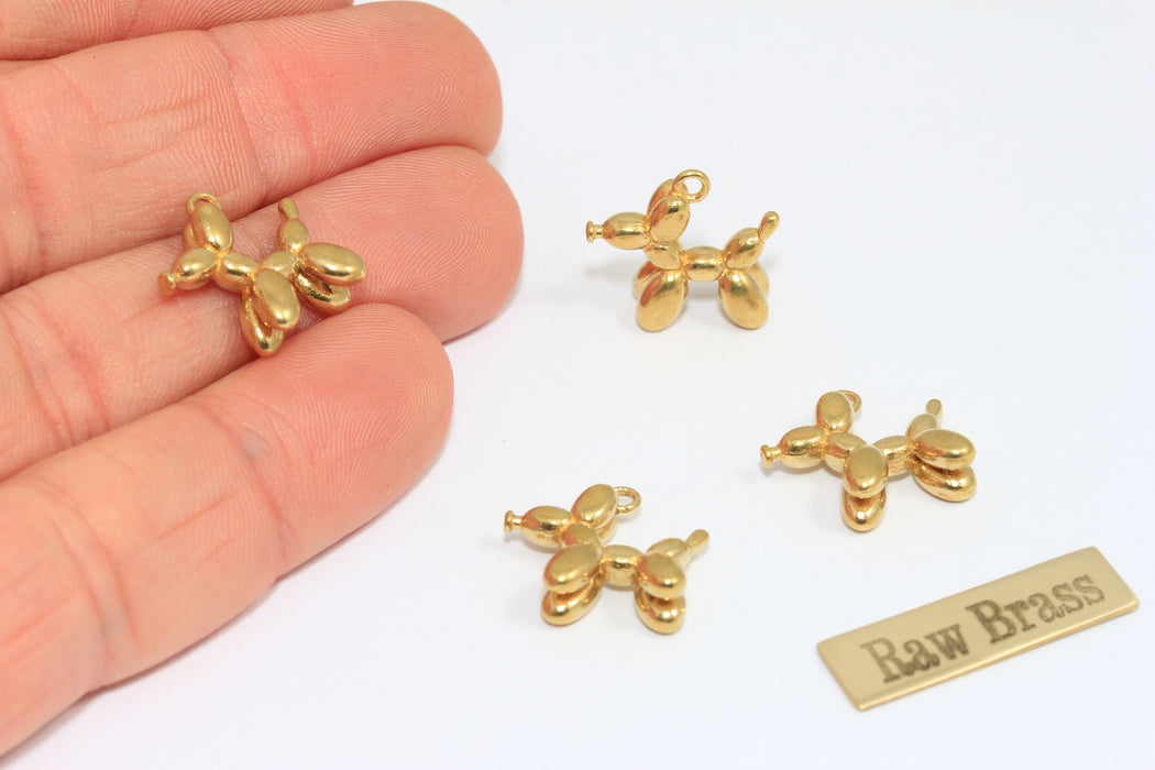 Ciondoli in ottone grezzo da 11x26 mm, osso di cane per amanti degli animali, SLM884-1