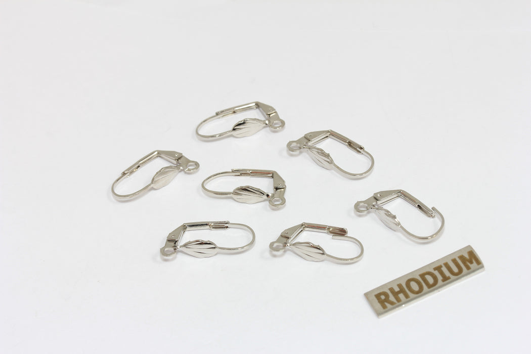 Orecchini placcati in argento 9x17 mm, orecchini a leva, orecchini a leva, CMR12