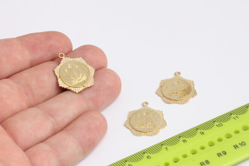Brass Sun Pendant