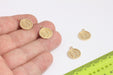 Brass Horseshoe Charms