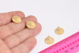 Shiny Gold CZ Moon