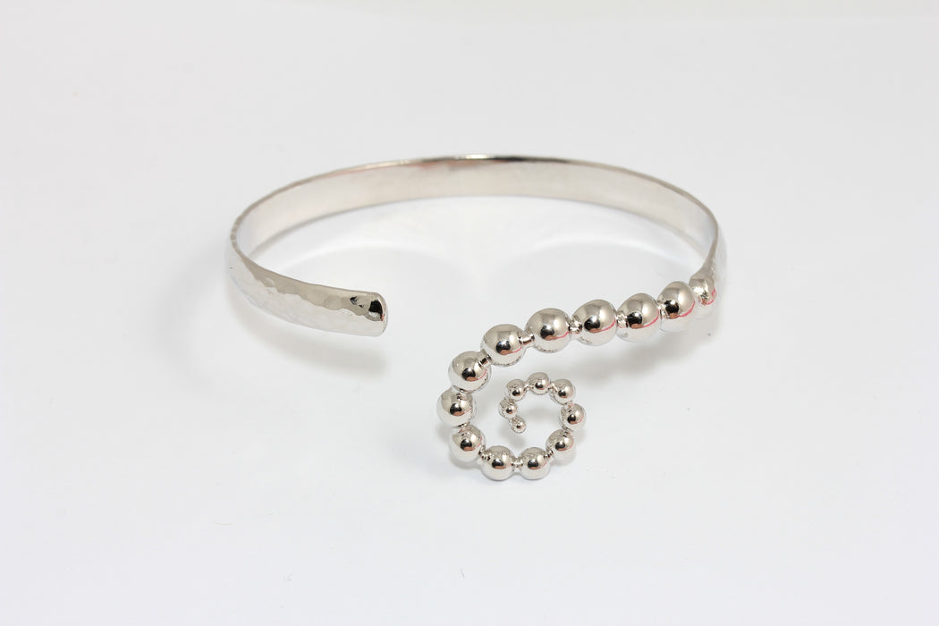 25 mm 24 Ayar Parlak Altın Yuvarlak Tel Bileklik, Açık Üçlü Bileklik, BXB298-3