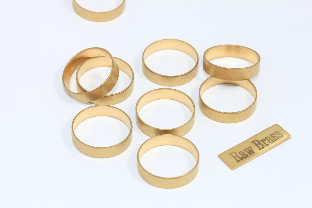 20 mm Ham Pirinç Kapalı Halka, Bağlantı Elemanı Daire Charm, Yuvarlak Bağlantı Elemanı, Halka Bağlantı Elemanı, KA4