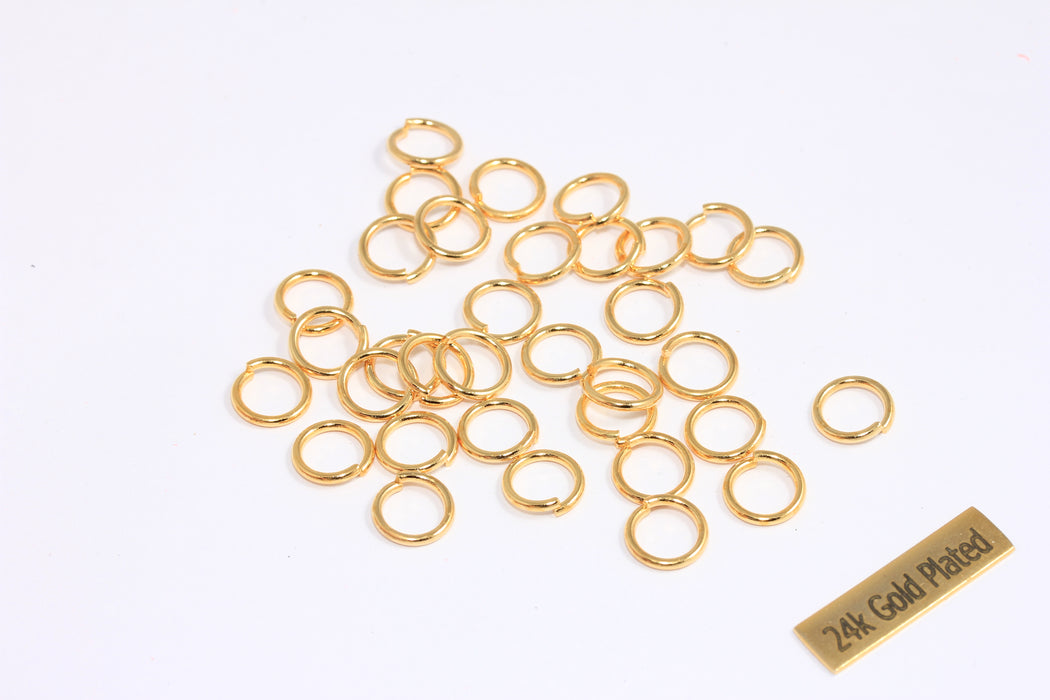 Shiny Gold Jump Rings