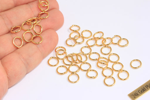 Shiny Gold Jump Rings